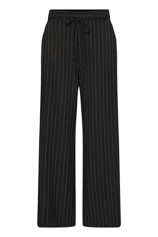 IC Fienna pants - black/white stripes