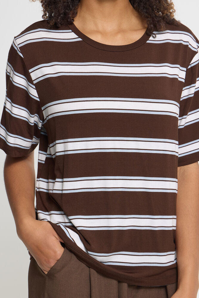 IC REBETTA SS - T-shirt stribet