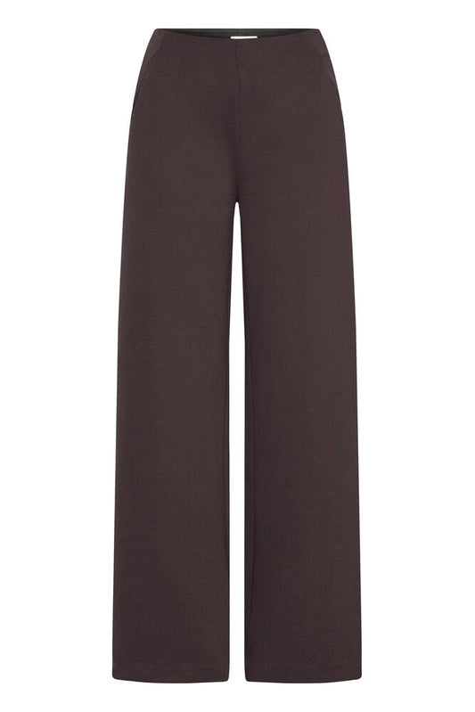 IC KATE WIDE PANT2 - brun