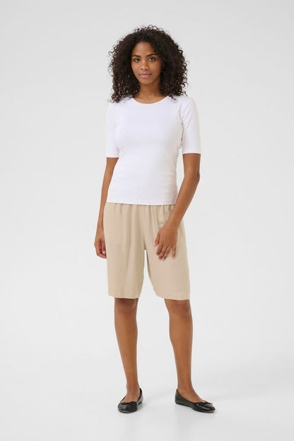 KA Milia hør Shorts - beige