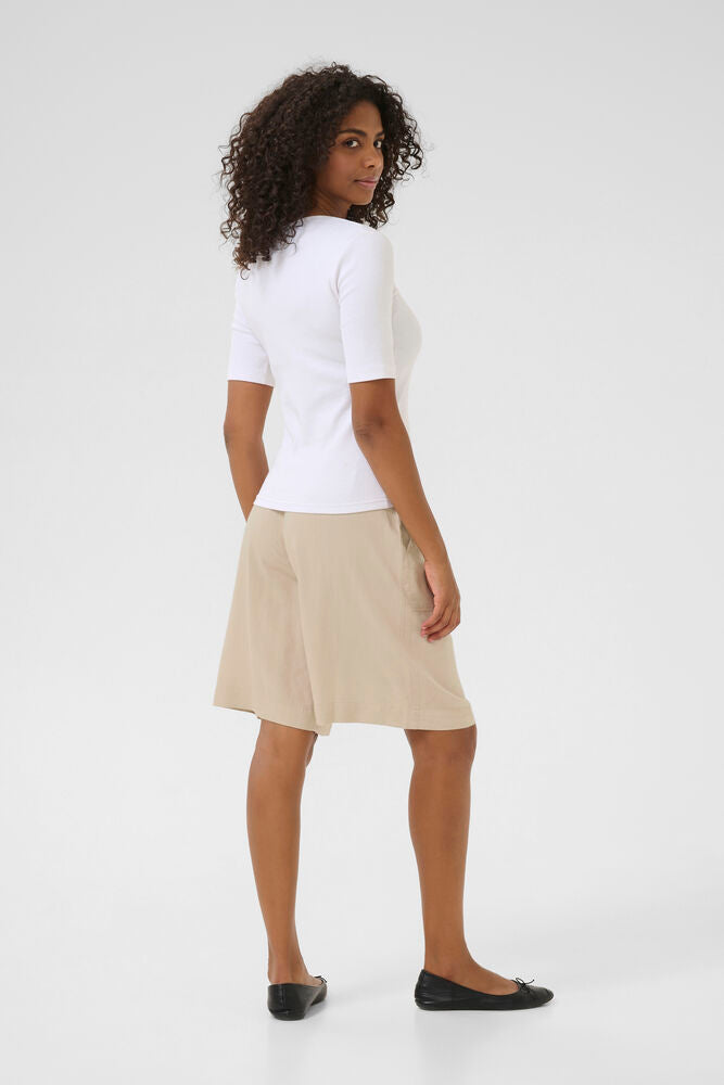 KA Milia hør Shorts - beige