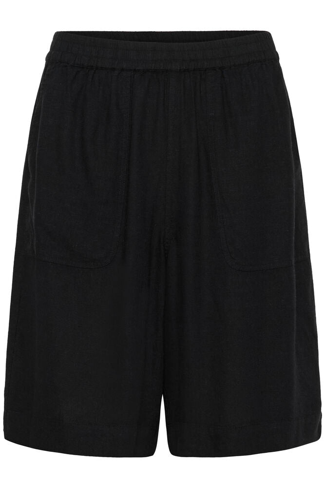 KA Milia hør Shorts - black