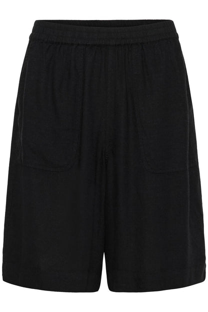 KA Milia hør Shorts - black