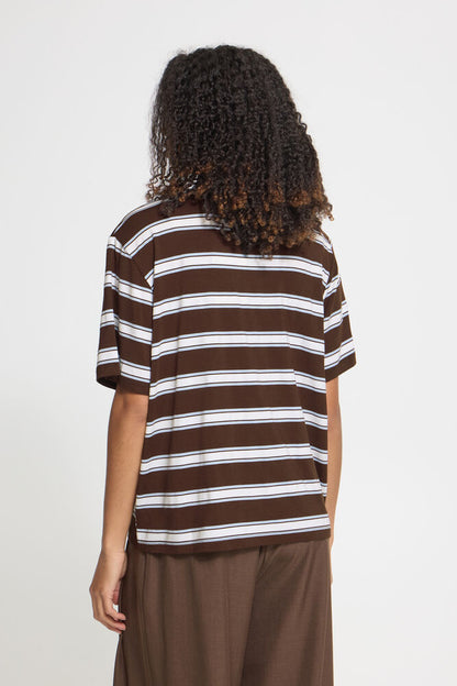 IC REBETTA SS - T-shirt stribet