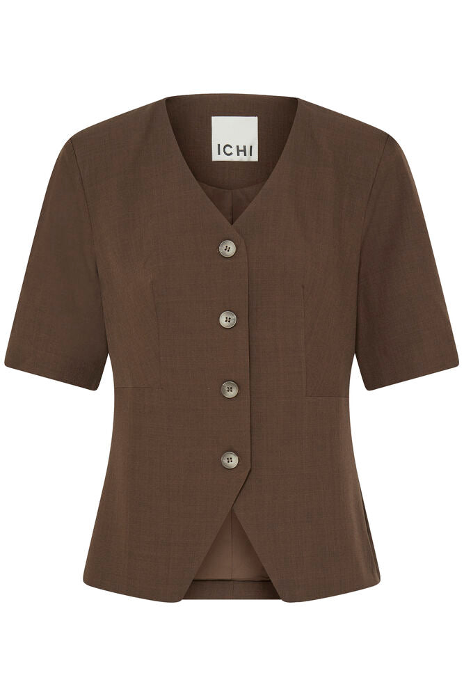 IC Fava Blazer m/korte ærmer - brown