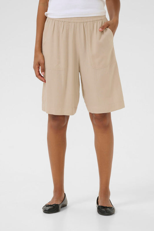 KA Milia hør Shorts - beige