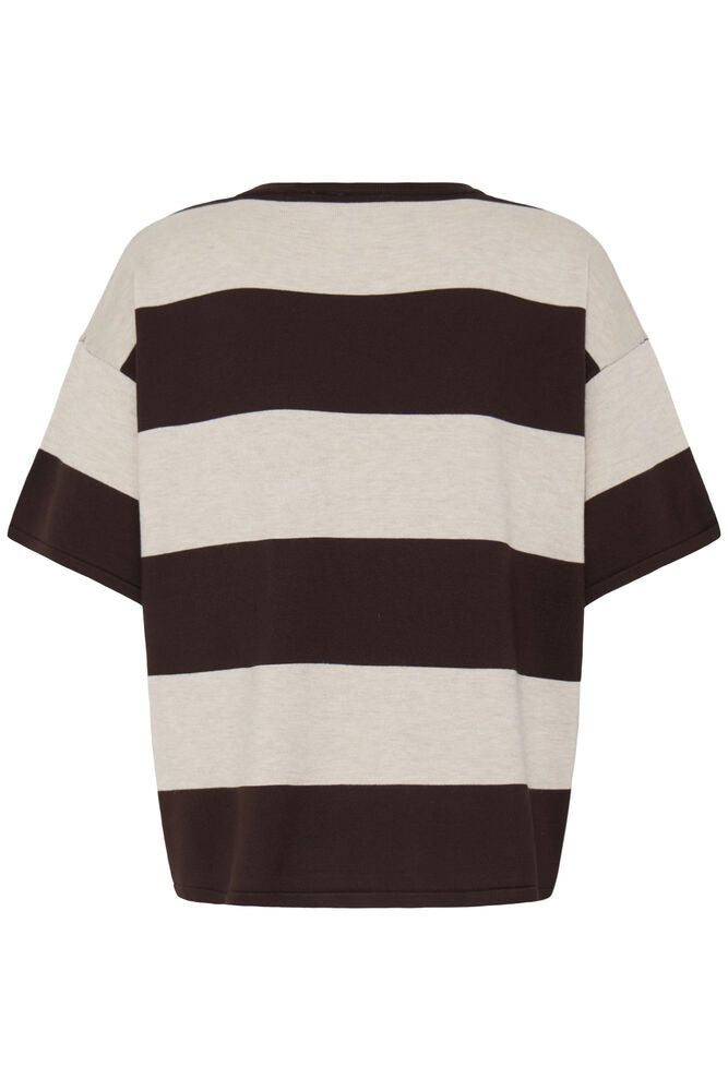 IC LULS LOOSE BLOUSE - sand/chocolate