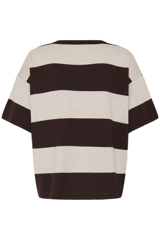 IC LULS LOOSE BLOUSE - sand/chocolate
