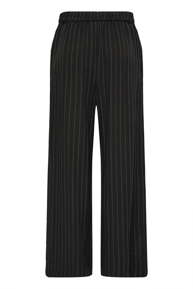 IC Fienna pants - black/white stripes