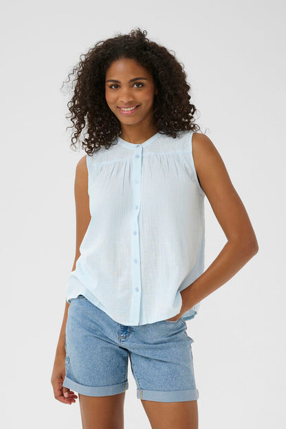 KA Pauline Top - nantucket breeze lyseblå