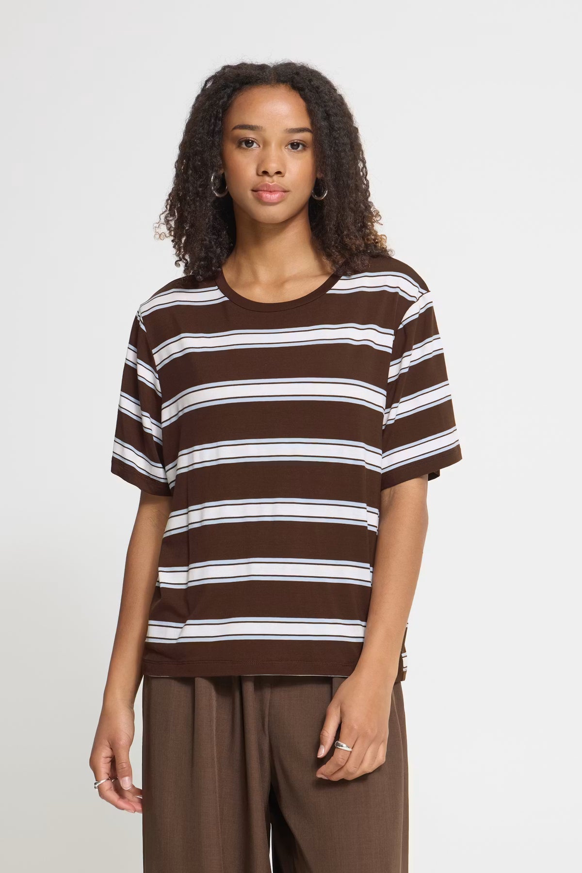 IC REBETTA SS - T-shirt stribet