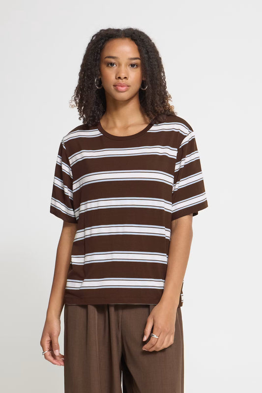 IC REBETTA SS - T-shirt stribet