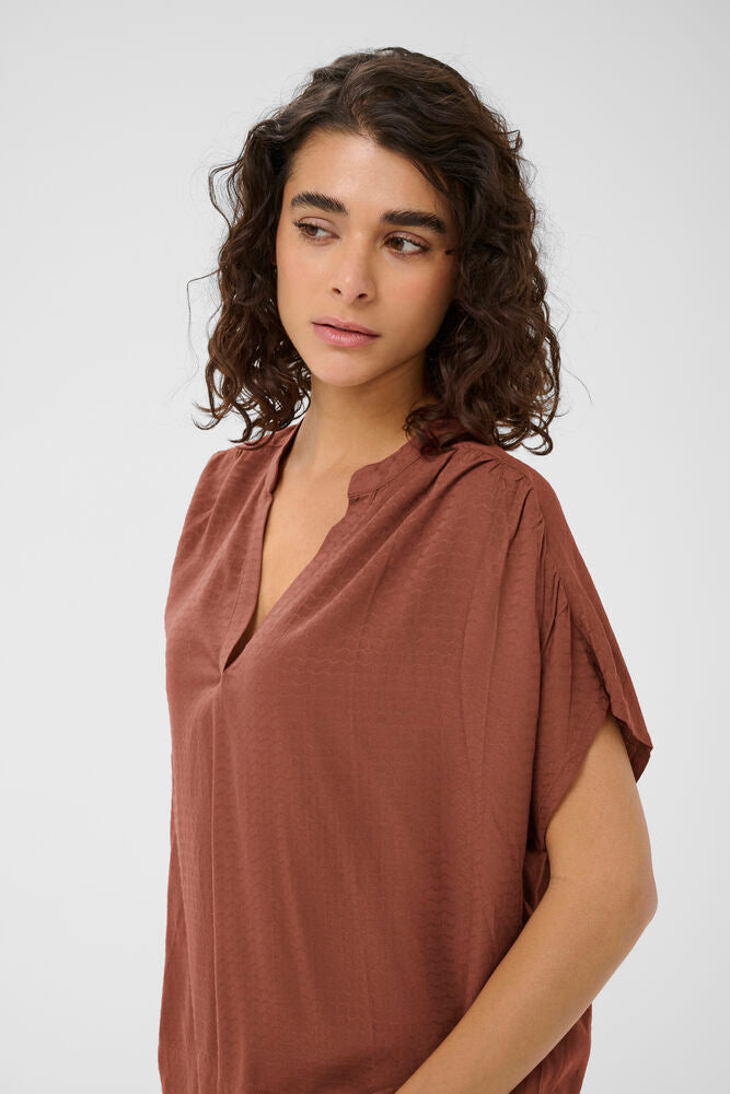 KA Emily Blouse - henna farvet