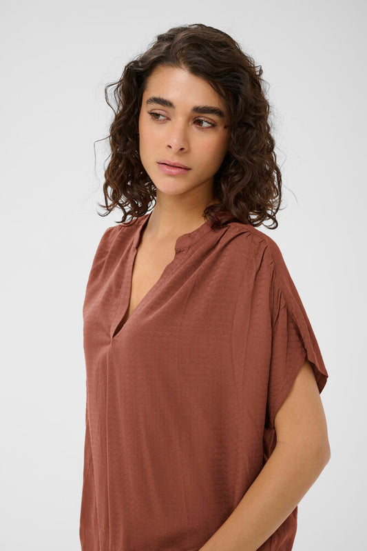 KA Emily Blouse - henna farvet