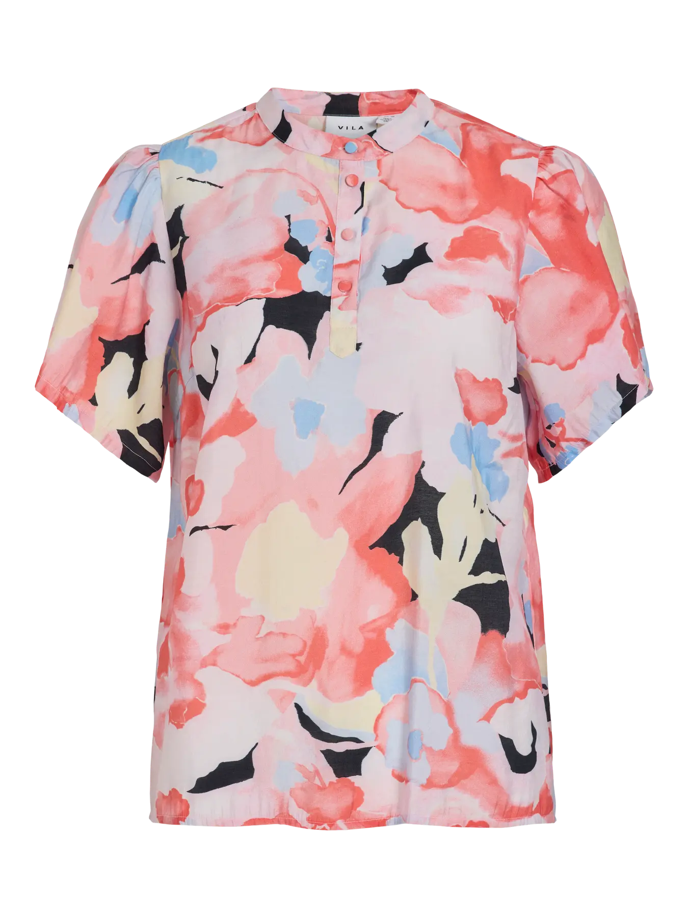 VL VIEDNANA FLEUR S/S TOP - mønstret