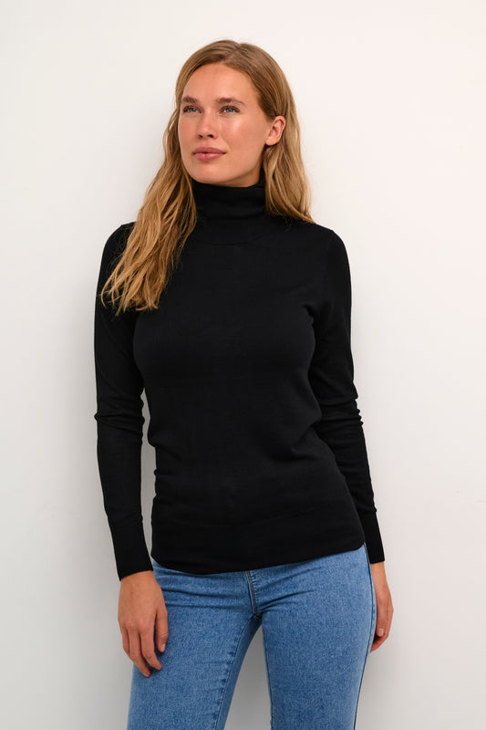 KA Astrid Roll Neck - black