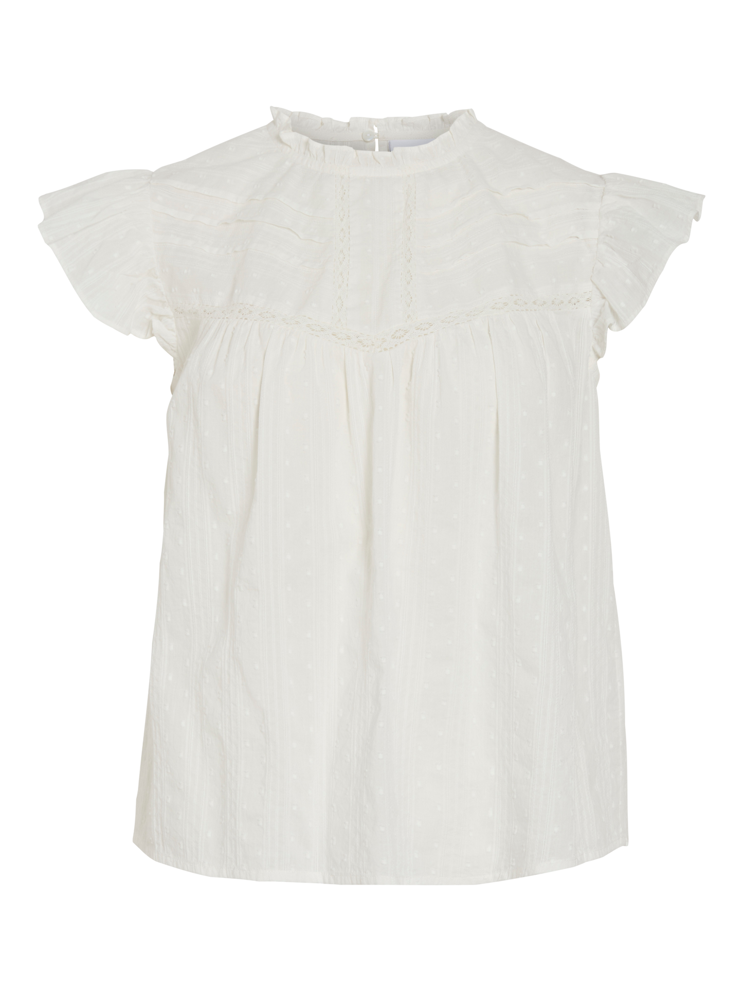 VL VIYVA S/L TOP - hvid