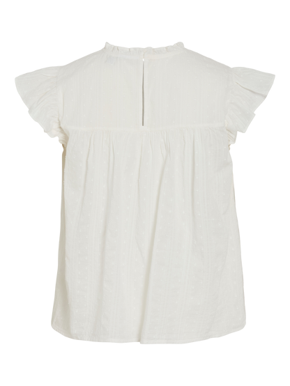 VL VIYVA S/L TOP - hvid