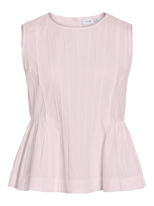 VL VIJIMBA O-NECK S/L TOP - lyserød