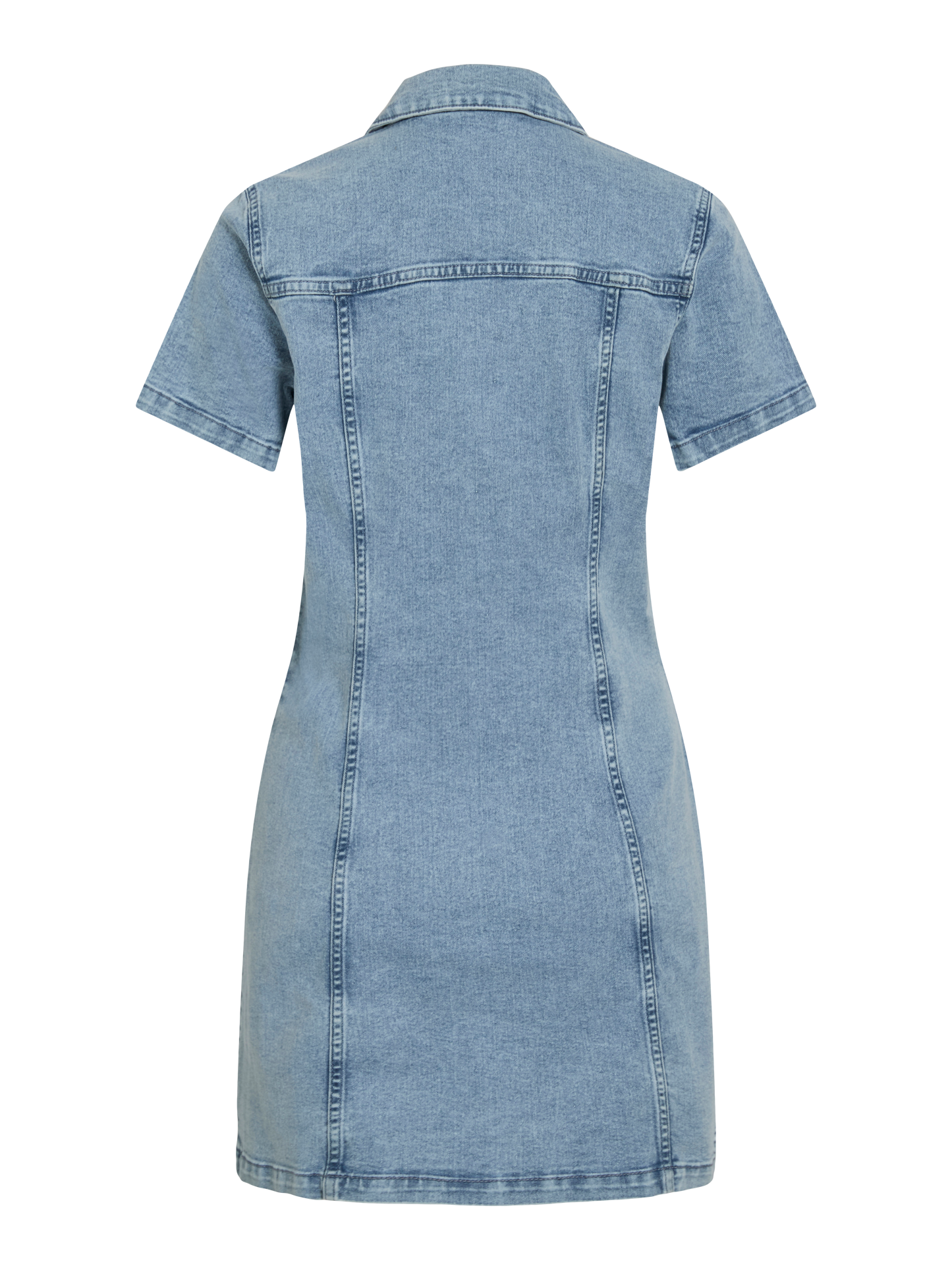 VL VINISA S/S Denim dress - light blue