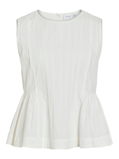 VL VIJIMBA O-NECK S/L TOP - hvid