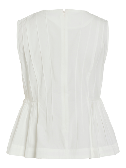 VL VIJIMBA O-NECK S/L TOP - hvid