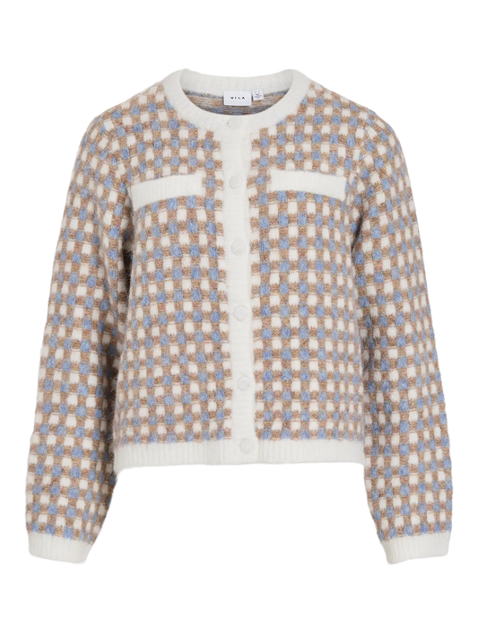 VL VIALDIS O-NECK KNIT CARDIGAN