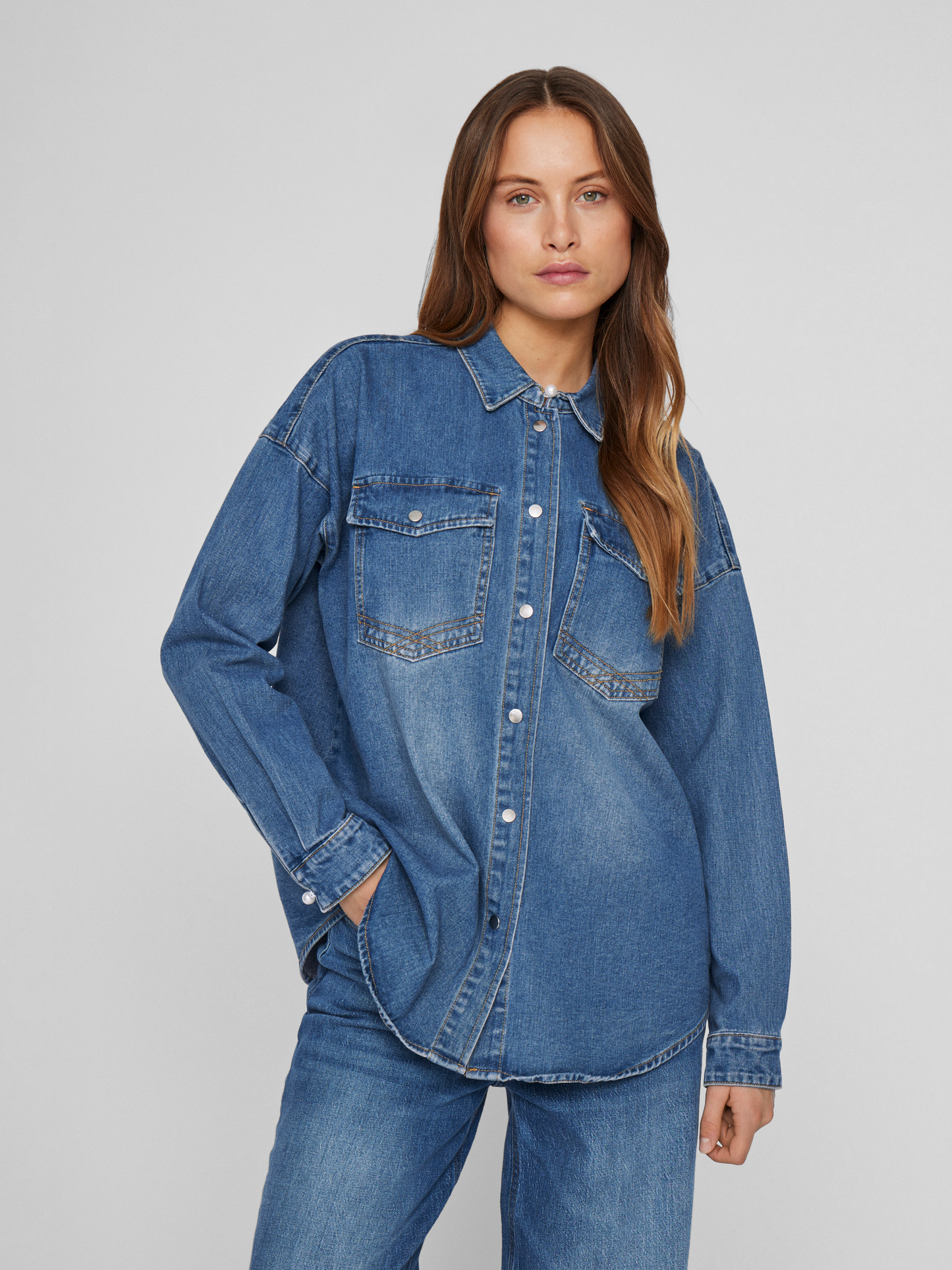 VL Vilarrie L/S denim shirt