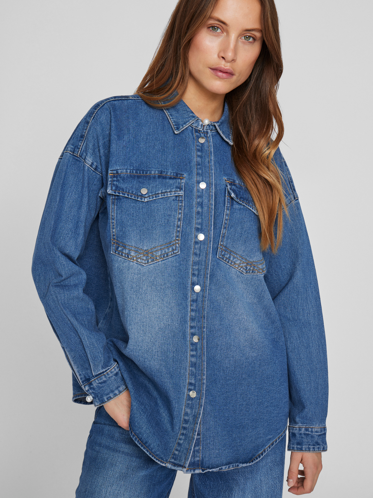 VL Vilarrie L/S denim shirt