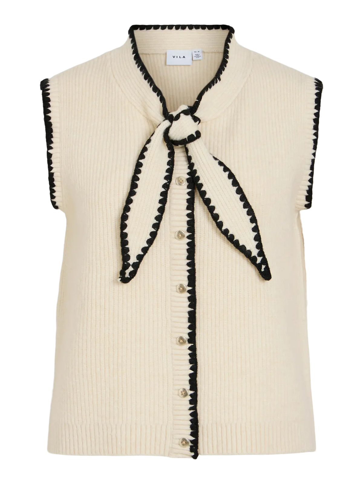 VL VICELESTE S/L TIE KNIT TOP/RF