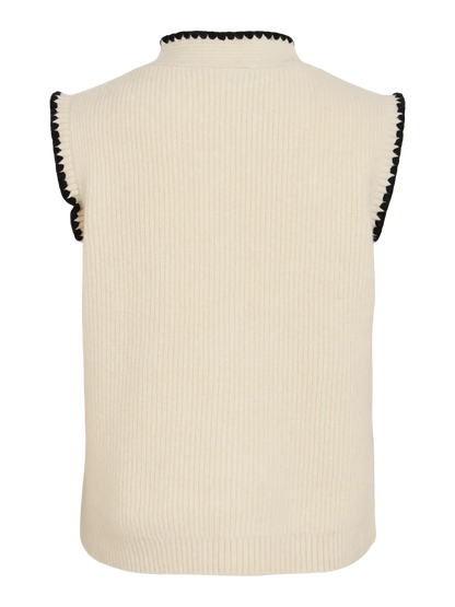 VL VICELESTE S/L TIE KNIT TOP/RF