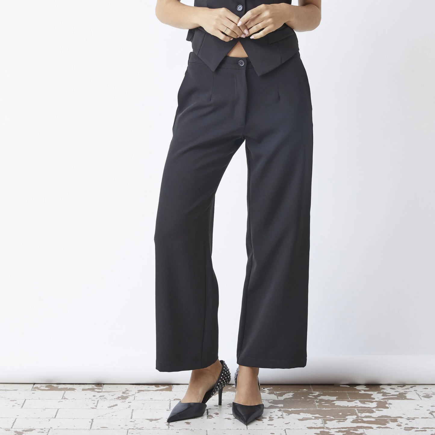 AW Canja wide pants – black – 1125