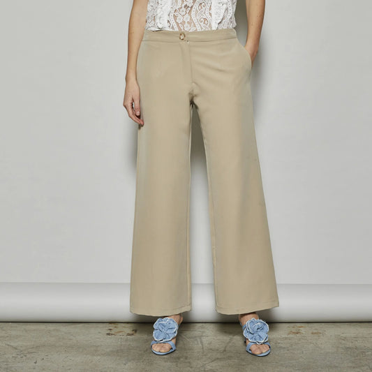 AW Canja Wide Pants – sand – 1274