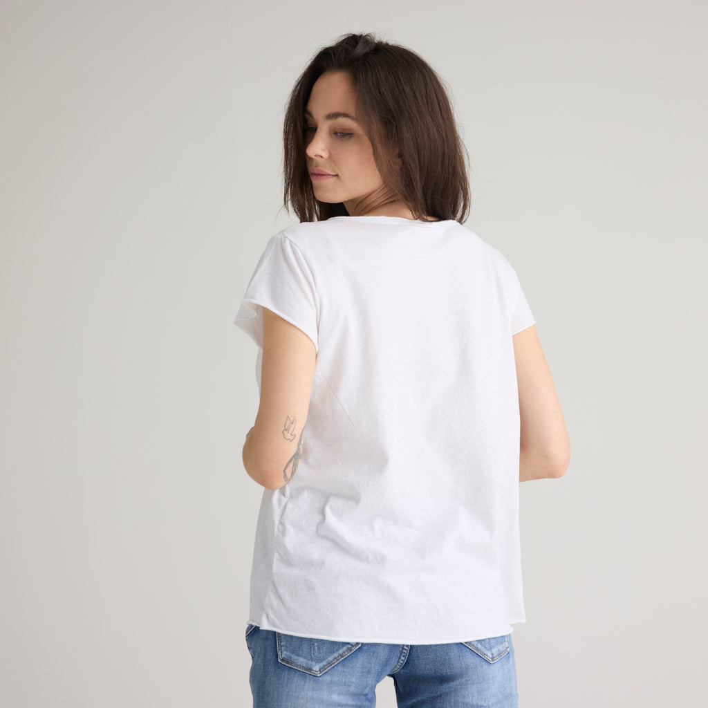 AW Hadil Hope T-shirt 1372 – white – hope