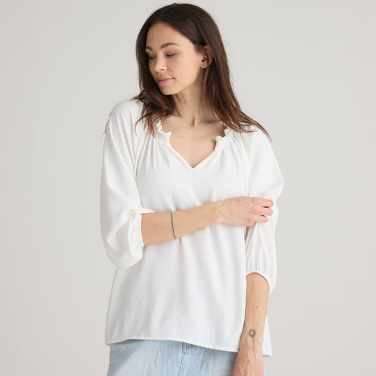 AW Heike 1396 l/s blouse – white