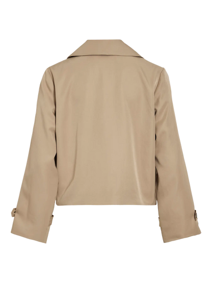 VL VIADDISON L/S SHORT JACKET - beige