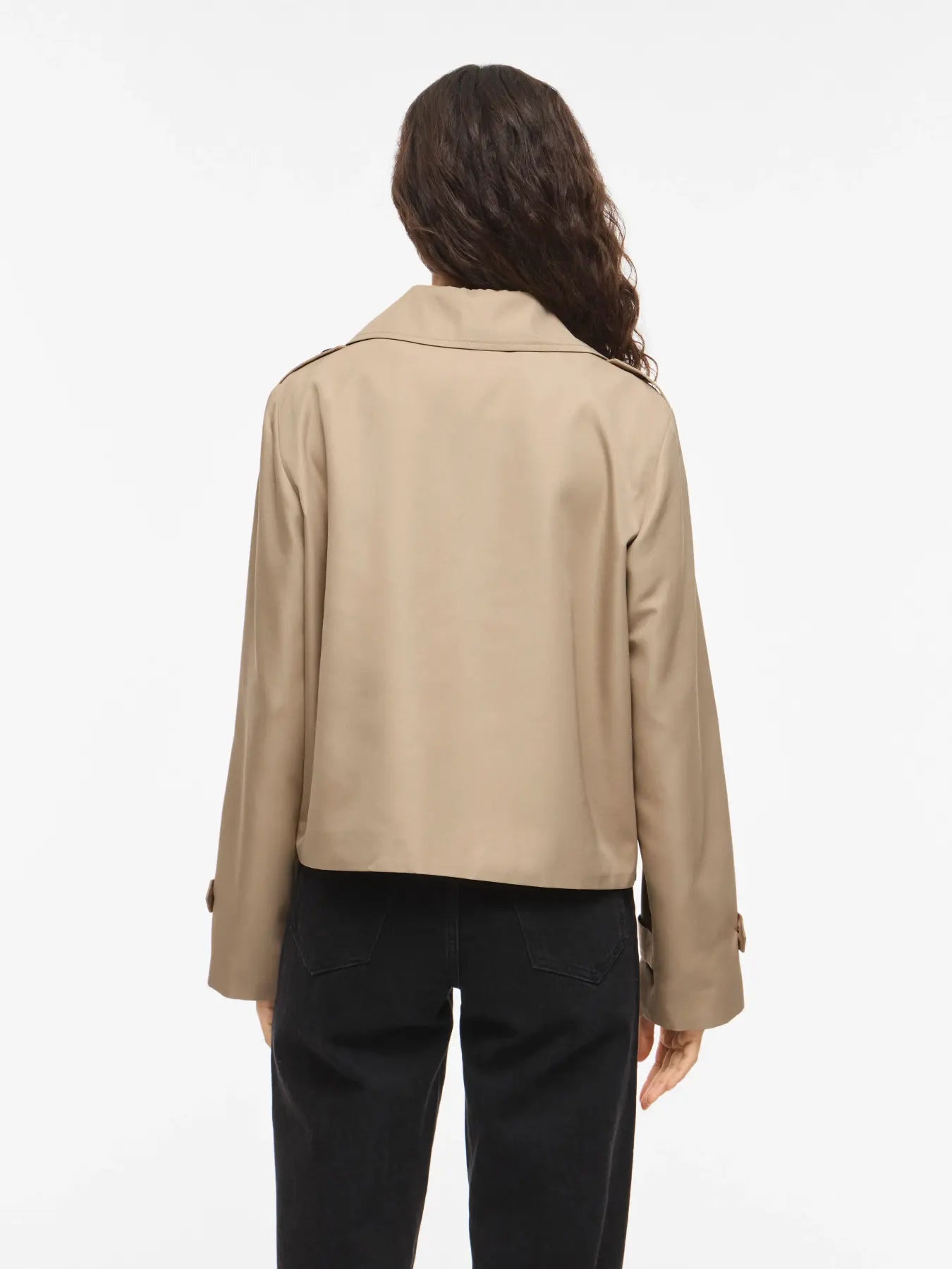 VL VIADDISON L/S SHORT JACKET - beige