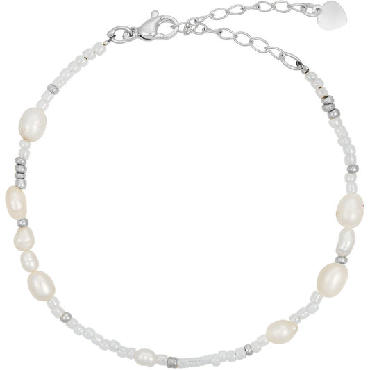 TS Belinda Bracelet - Ferskvandsperler og sølv