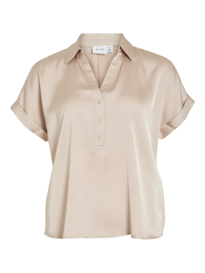 VL VIENNA RAVENNA S/S TOP - cement