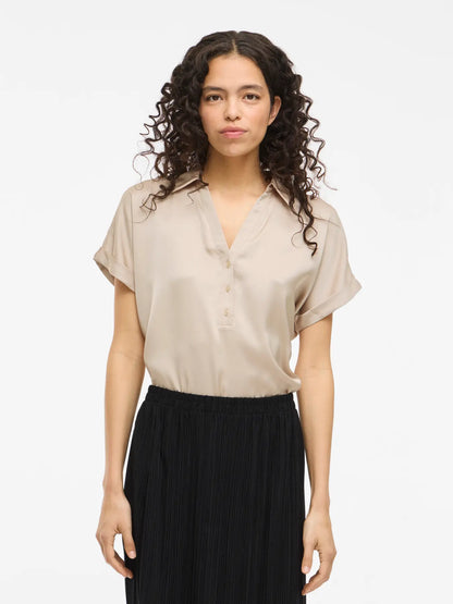 VL VIENNA RAVENNA S/S TOP - cement
