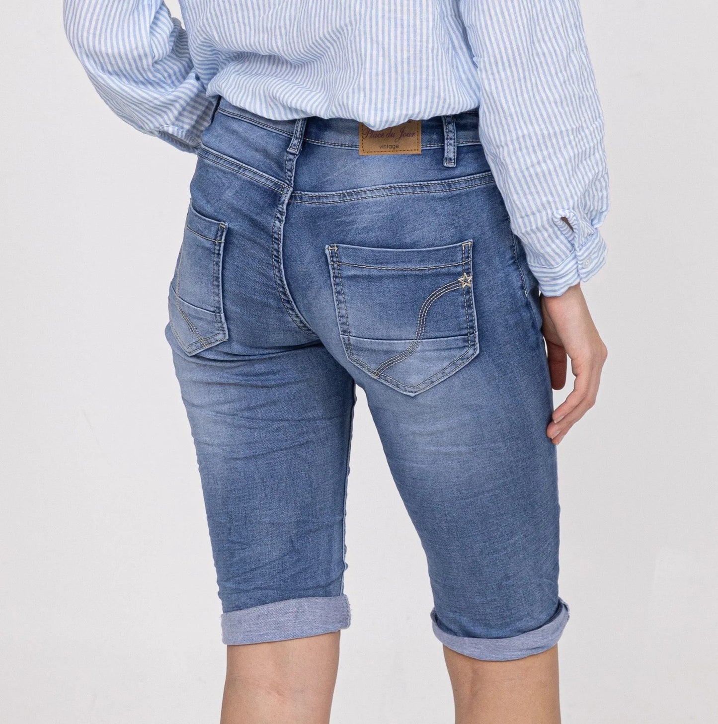 PJ Knickers – mellemblå denim