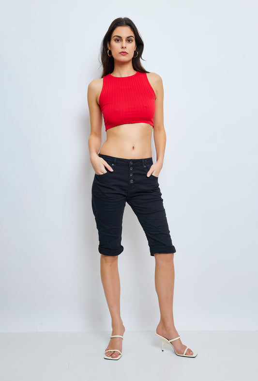 PdJ Shorts - lange - sorte
