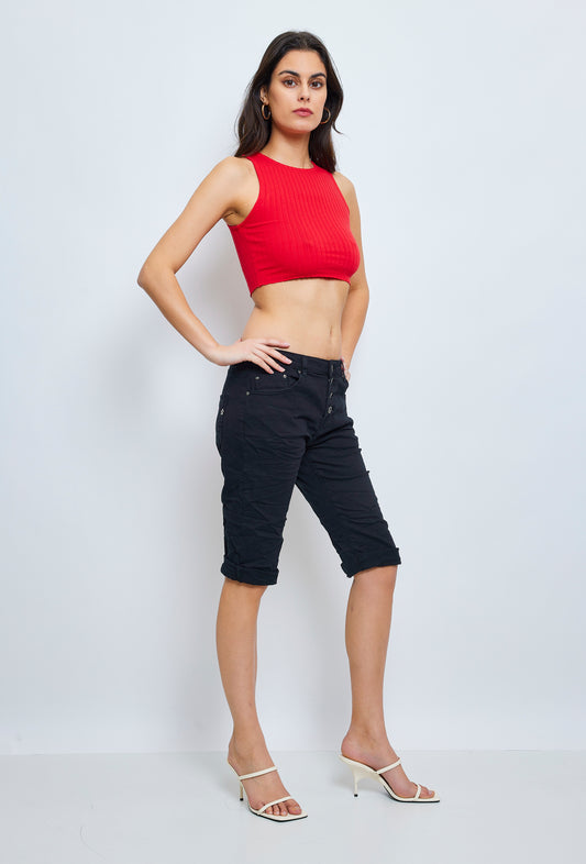 PdJ Shorts - lange - sorte