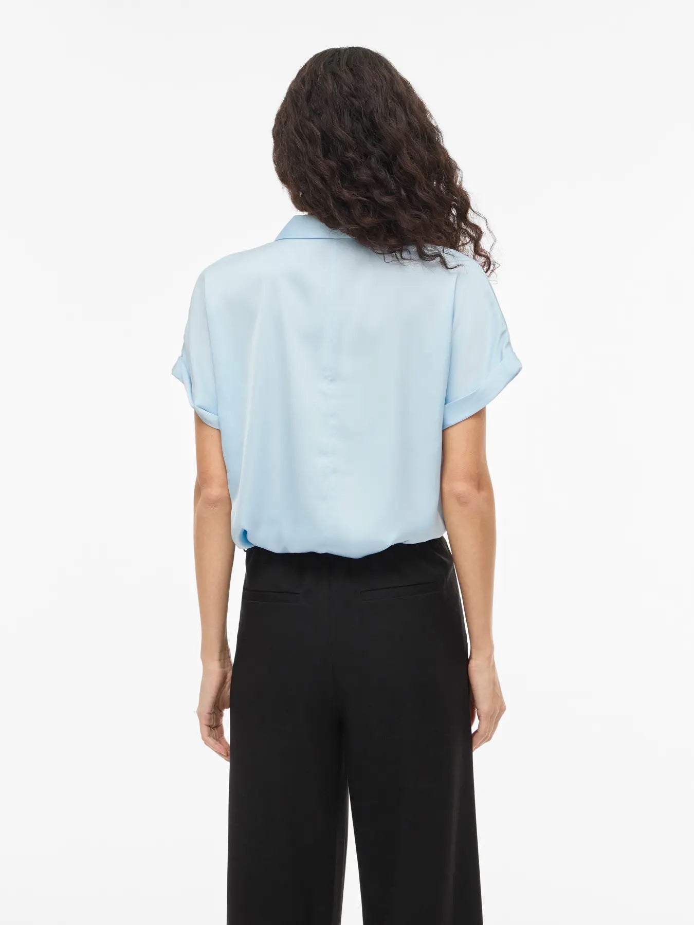 VIENNA RAVENNA S/S TOP -Nantucket Breeze blå