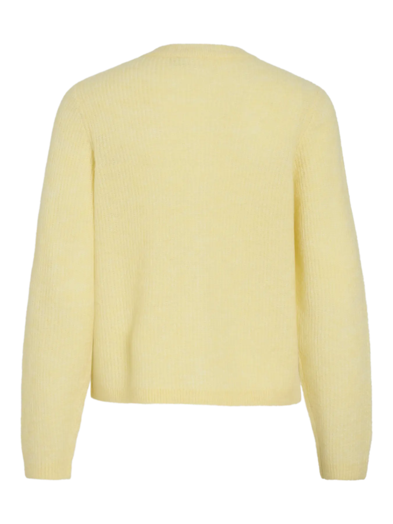 VL VILORY O-NECK L/S KNIT CARDIGAN - gul