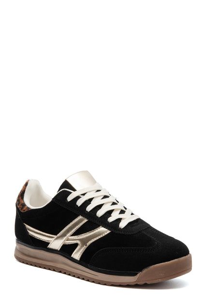 ER Alma Femme Tendance Sneakers - sort m/detaljer