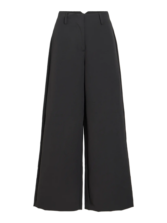 VL VIFRIMO HW TAILORED PANT - BLACK