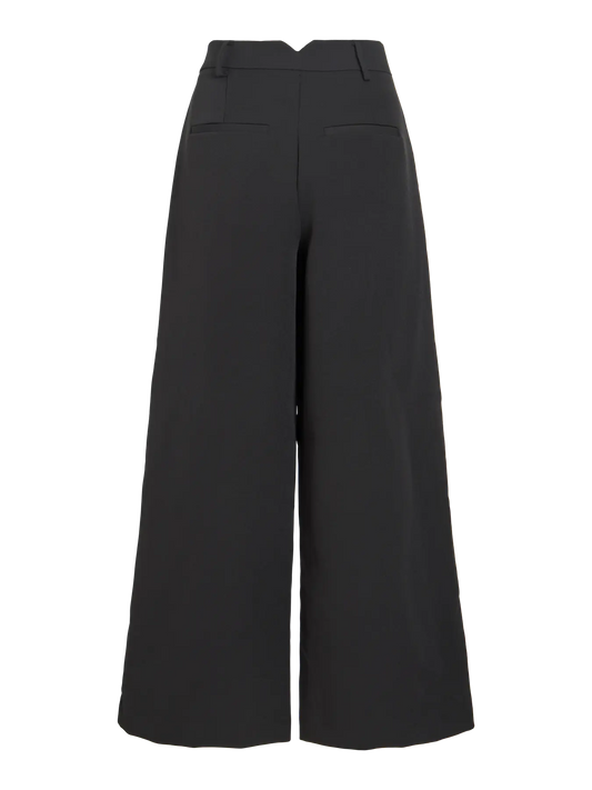 VL VIFRIMO HW TAILORED PANT - BLACK