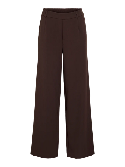 VL VIVARONE HW WIDE PANT - chokolate
