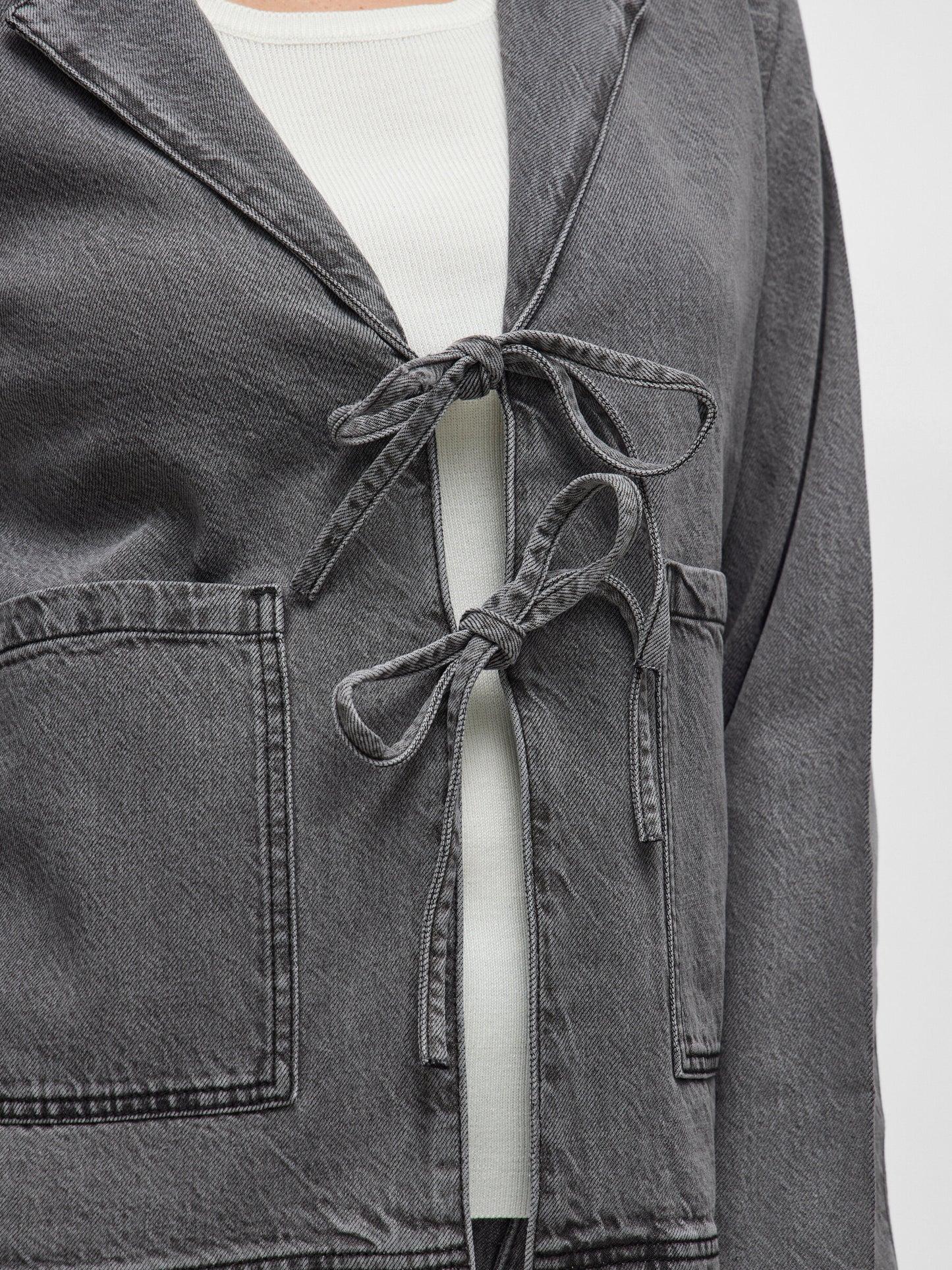 VL Vikiki denim jacket - dark grey